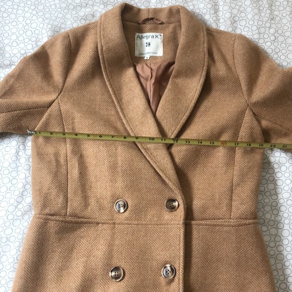 Herringbone double breasted blazer - Picture 5 of 7